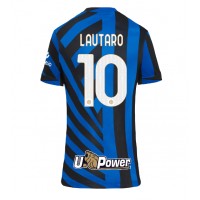 Maglia Calcio Inter Milan Lautaro Martinez #10 Prima Divisa Donna 2024-25 Manica Corta